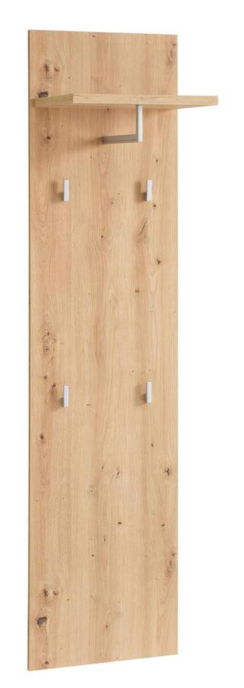 Garderobenpaneel Bari - Eiche Artisan, Modern, Holzwerkstoff (40/158/30cm)