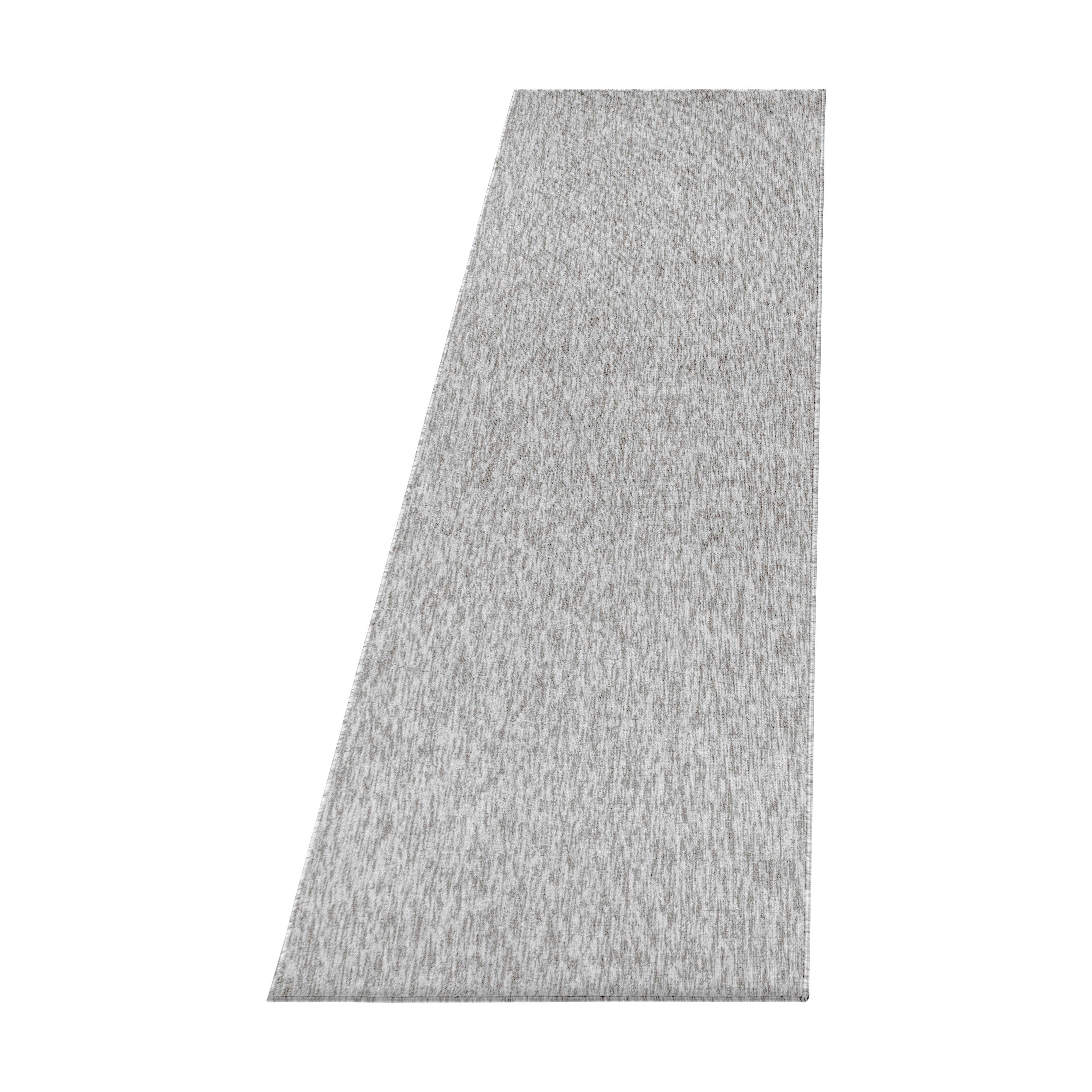 Läufer Nizza Hellgrau ca. 80x250cm - Hellgrau, KONVENTIONELL, Textil (80/250cm)