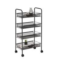 Allzweckwagen in Schwarz - Schwarz, MODERN, Kunststoff/Metall (44/85/26cm) - Based