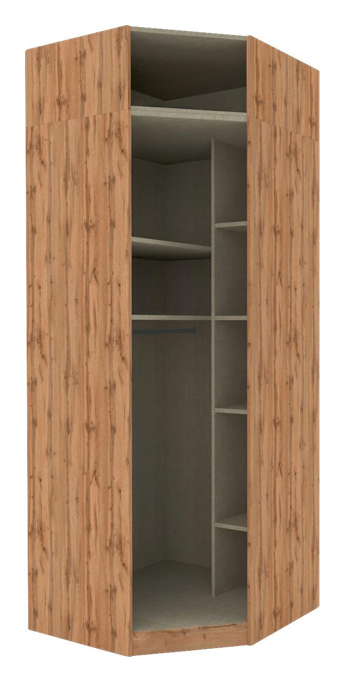 Korpus Kotne Omare Unit - hrast, Moderno, leseni material (91,1/242,2/91,1cm) - Based