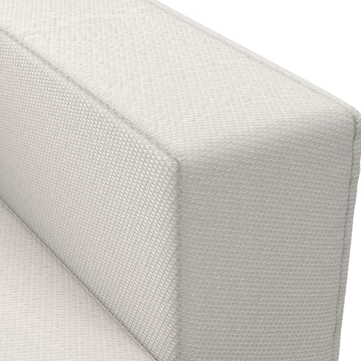 Loungegarnitur Marla Creme Holz/Outdoorstoff/Metall - Creme/Schwarz, MODERN, Holz/Textil - Bessagi Garden