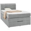 Boxspringbett Runner in Fango ca. 120x200cm - Fango, Textil (120/200cm) - Mömax