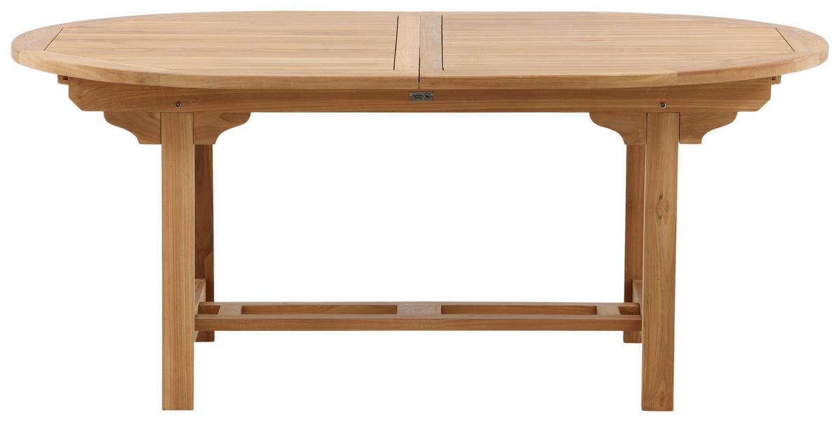 GARTENTISCH KENYA - Teakfarben, KONVENTIONELL, Holz (180/120/75cm) - Gardenson