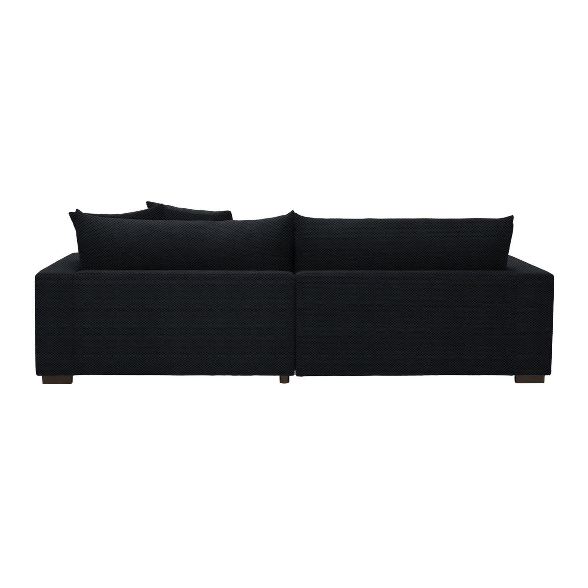 Ecksofa Pedro Schwarz - Schwarz, MODERN, Textil (265/83/180cm) - Mömax