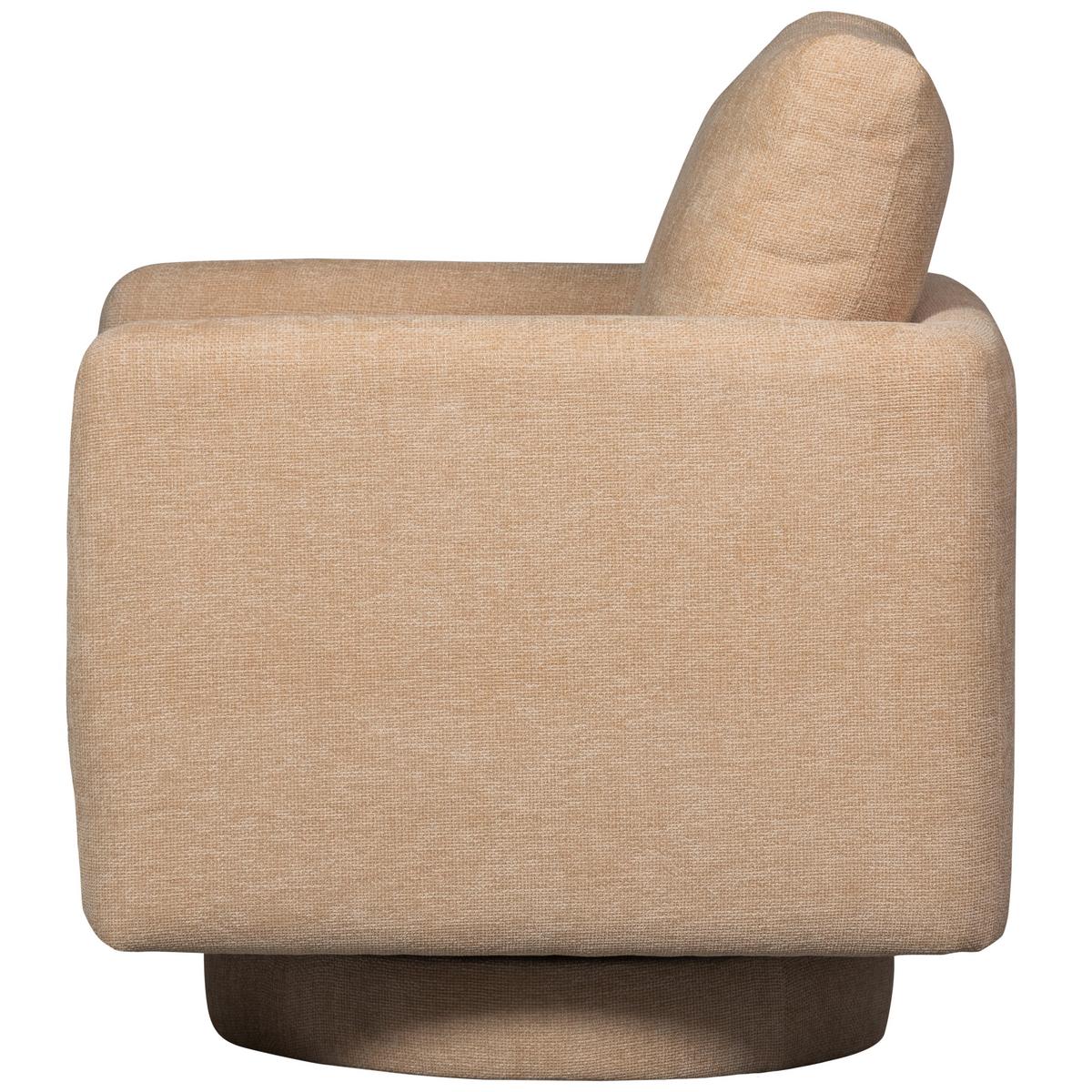 Sessel Oscar Naturfarben B: 78 cm - Naturfarben, Design, Textil (78/64/79cm) - Livetastic