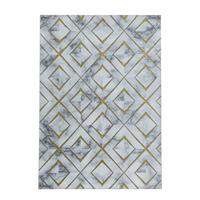 Webteppich Naxos Goldfarben ca. 120x170cm - Goldfarben, Design, Textil (120/170cm)