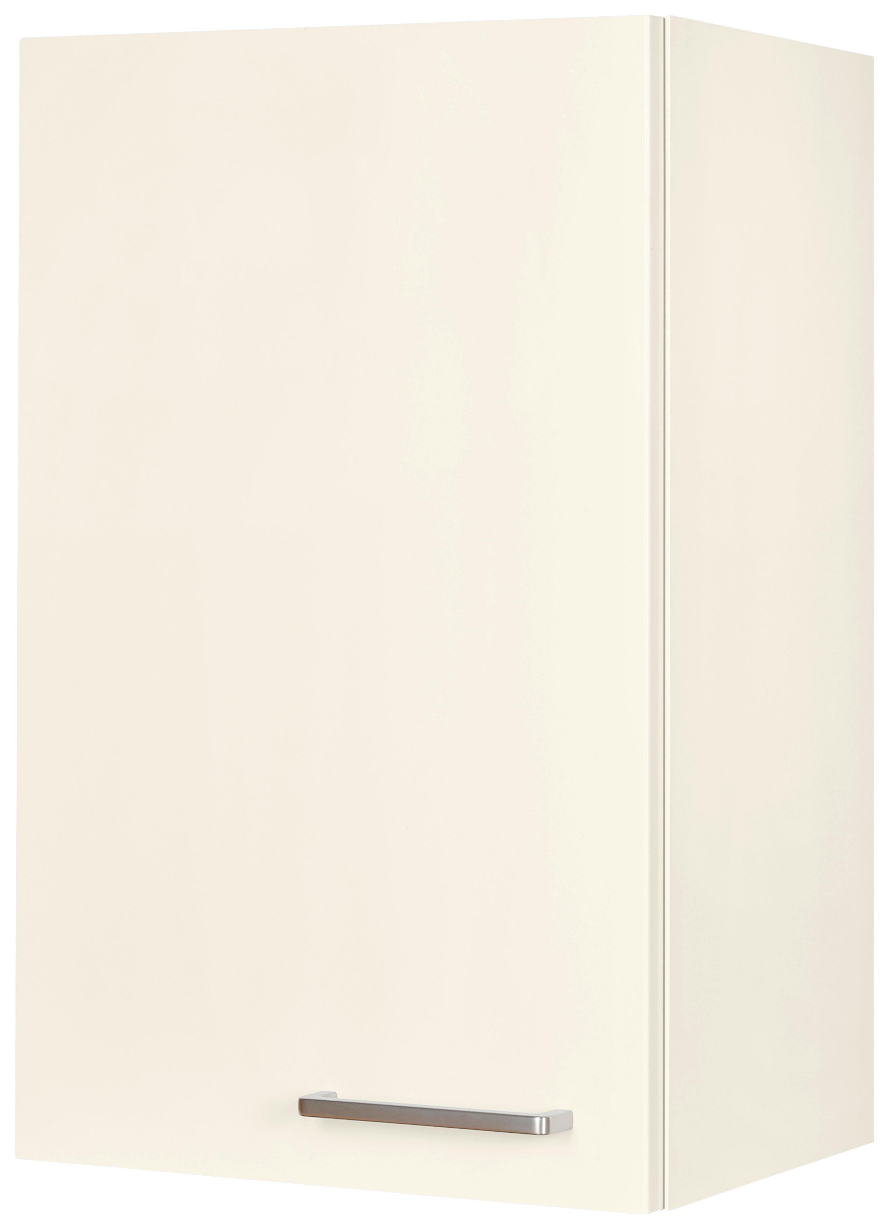 Küchenoberschrank Touch Magnolie - Edelstahlfarben/Magnolie, MODERN, Holzwerkstoff (45/72/35cm) - Nobilia