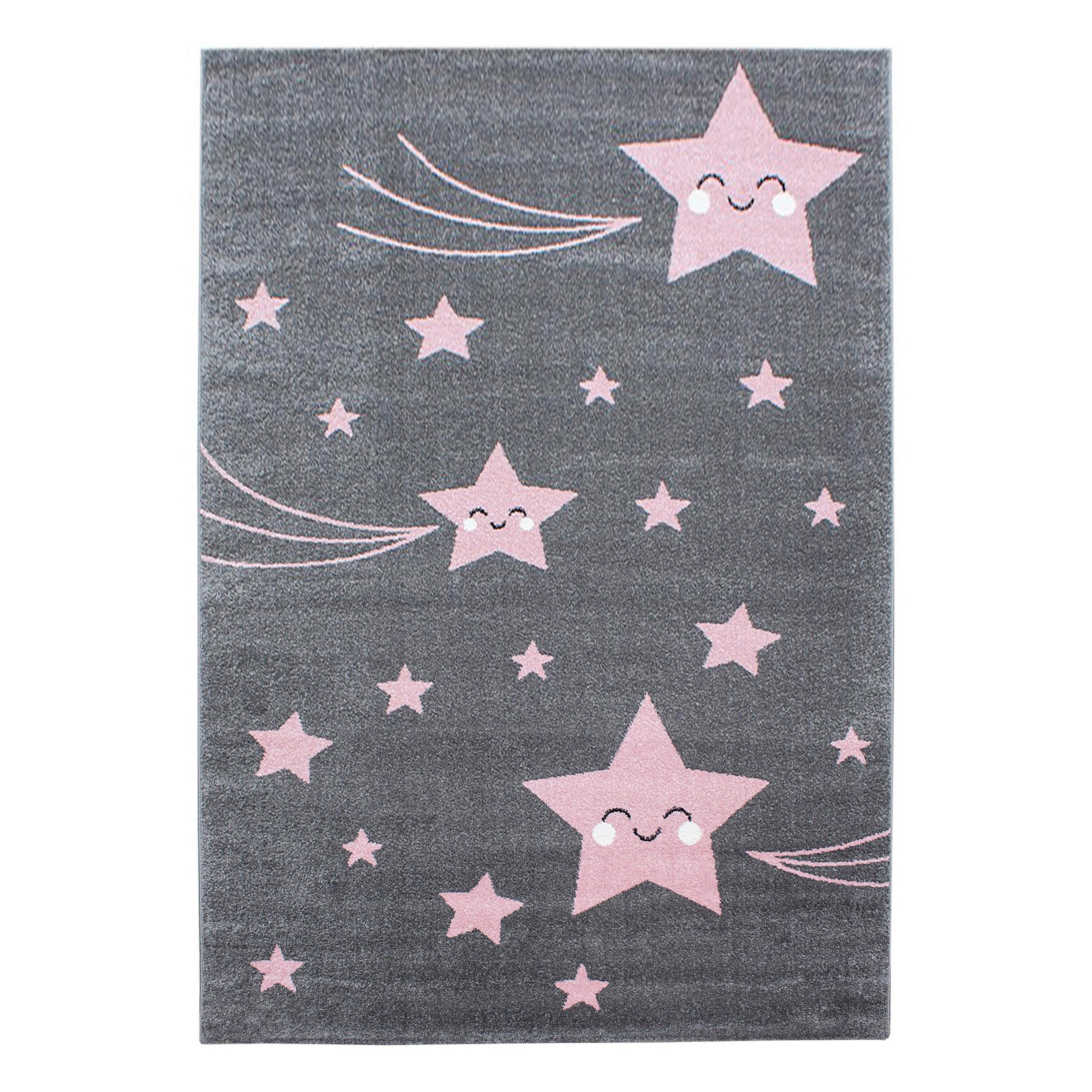 Kinderteppich Kids Pink ca. 200x290cm - Pink, Trend, Textil (200/290cm) - Ayyildiz 