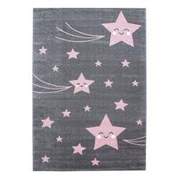 Kinderteppich Kids Pink ca. 140x200cm - Pink, Trend, Textil (140/200cm) - Ayyildiz 