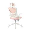 SNURRSTOL POLLY - vit/pink, Modern, metall/textil (68/116-133/64cm) - Mömax