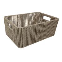 Coș Sophie - culoare natur, Konventionell, hârtie/metal (25/14/15cm) - Modern Living