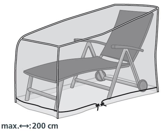 Schutzhülle Abdeckhülle für Rolliege Transparent - Transparent, Basics, Kunststoff (200/40/75cm) - Mömax