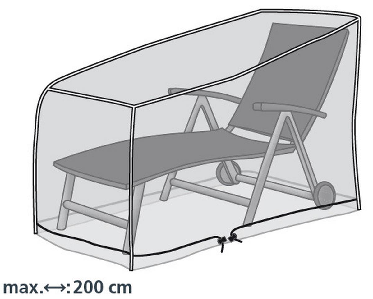 Schutzhülle Abdeckhülle für Rolliege Transparent - Transparent, Basics, Kunststoff (200/40/75cm) - Mömax