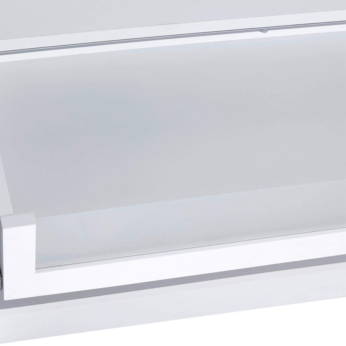 Schublade "UNIT" in Weiss - Weiss, Modern, Glas/Holzwerkstoff (83/12/45cm) - Based
