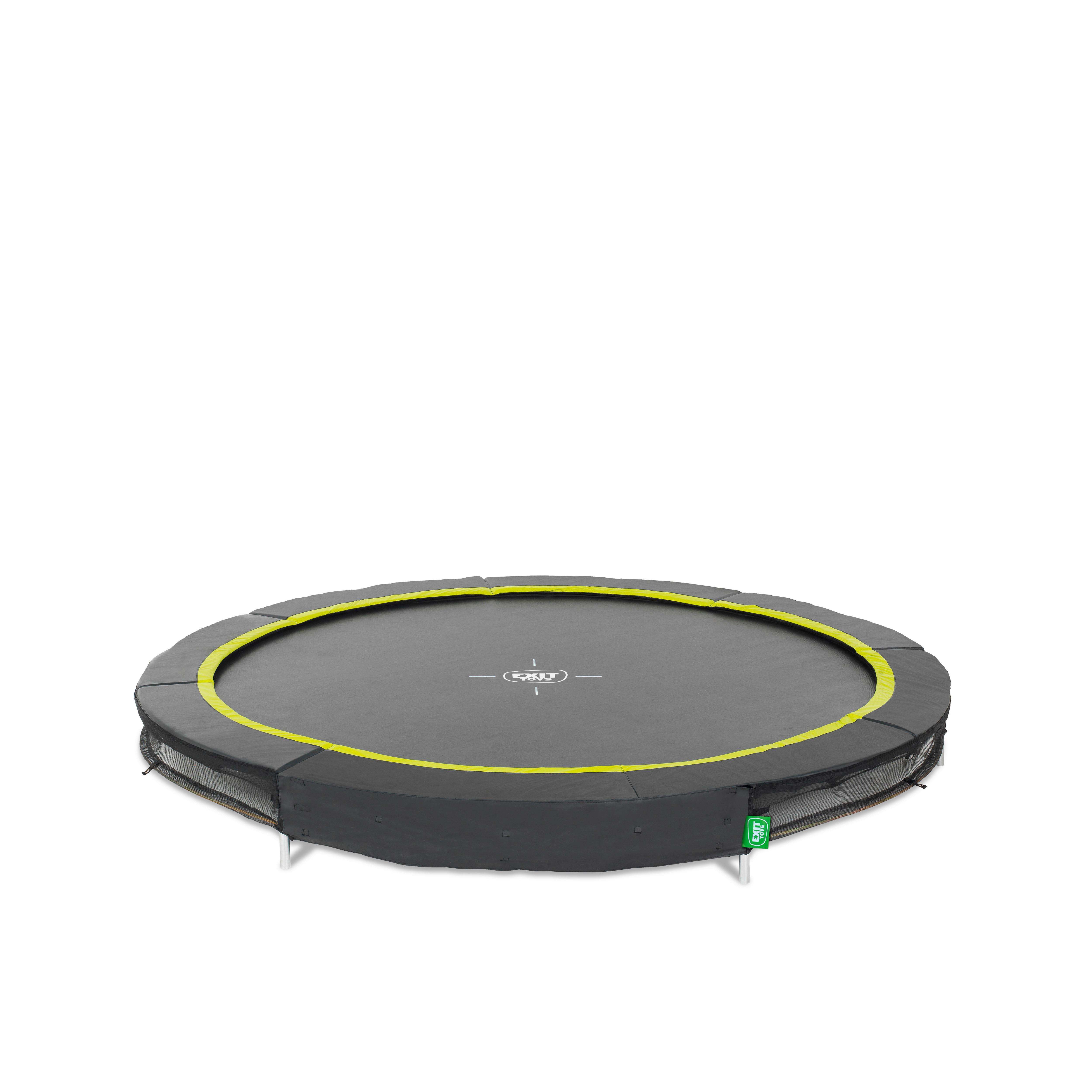 Trampolin Exit Schwarz ø ca. 305cm - Schwarz, KONVENTIONELL, Kunststoff/Metall (305/20cm) - EXIT Toys