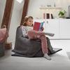 Sitzsack Capri Dunkelgrau Cord - Dunkelgrau, MODERN, Textil (45/50/80cm) - Bessagi Kids