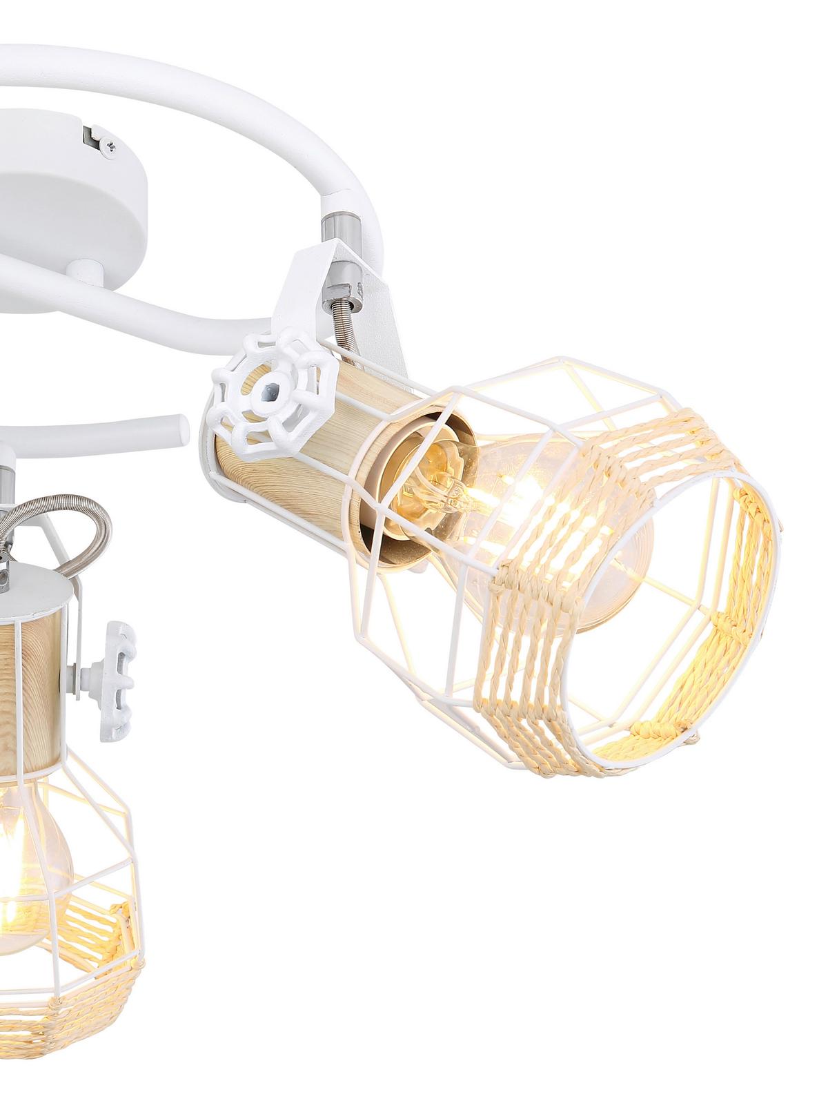 Reflektor Bana - bela, Basics, kovina (25/20cm) - Globo
