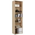 Regal Sonoma Eiche - Alufarben/Sonoma Eiche, MODERN, Holzwerkstoff/Kunststoff (54/198/34cm) Regal Sonoma Eiche - Alufarben/Sonoma Eiche, MODERN, Holzwerkstoff/Kunststoff (54/198/34cm)