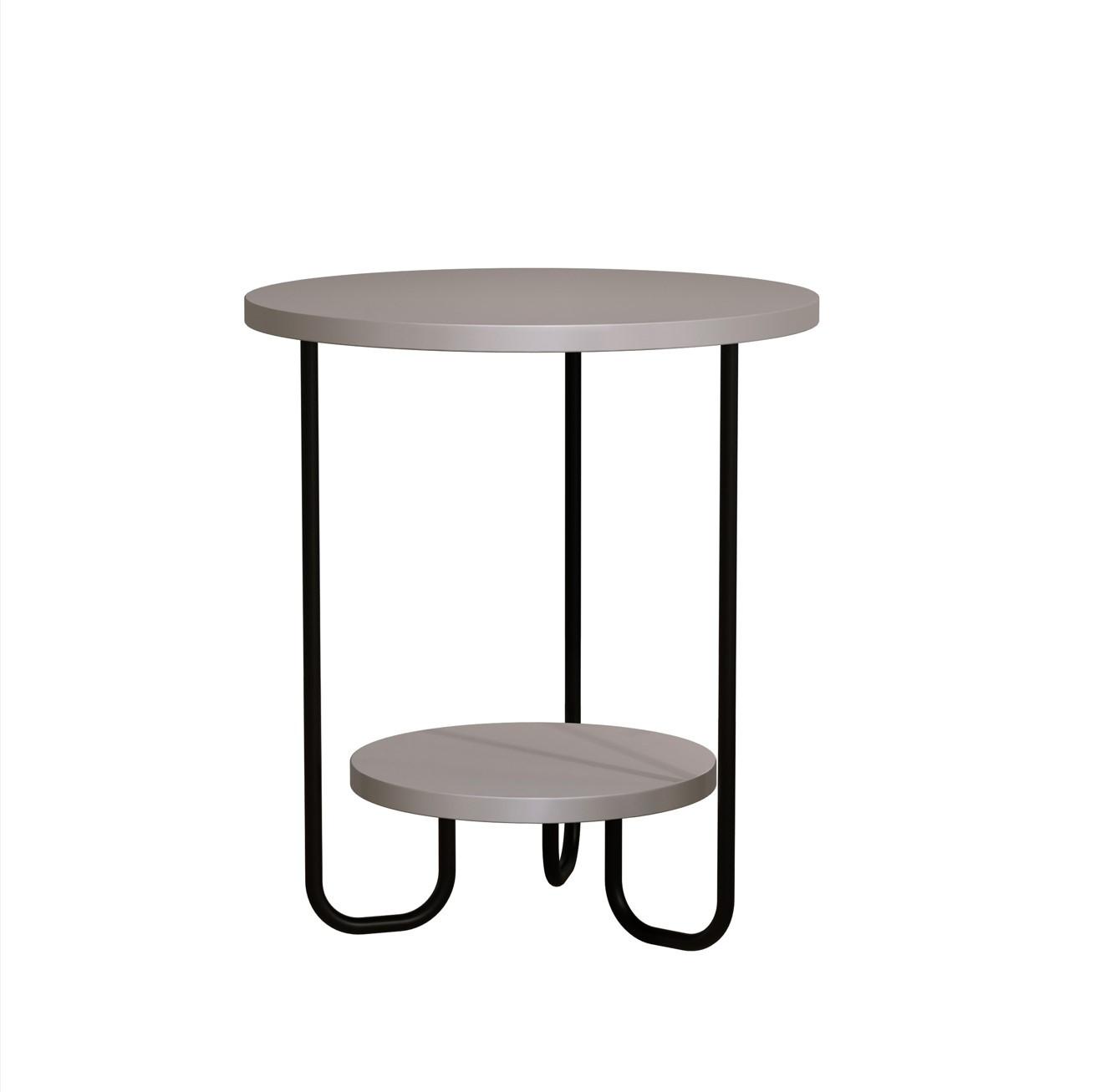 Mizica Corro - črna/bež, Design, kovina/leseni material (40/40/45cm) - Livetastic