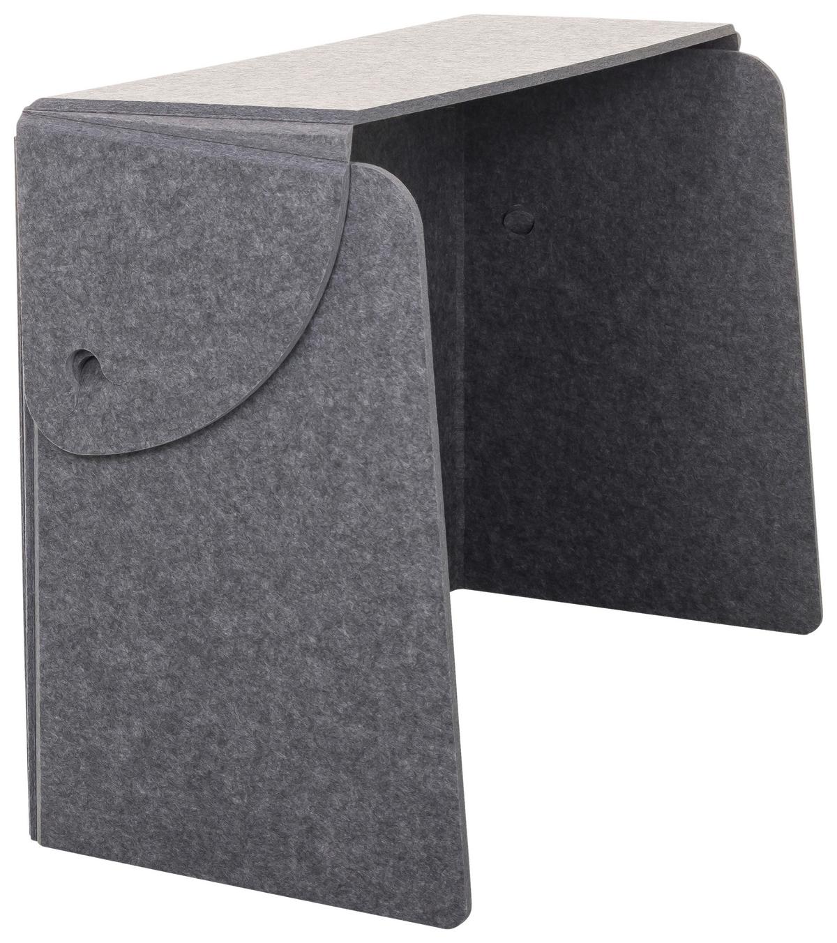 Pregradna Stena Flexmiut Fold, Siva - siva, Basics, umetna masa/tekstil (84/58/40cm) - MID.YOU