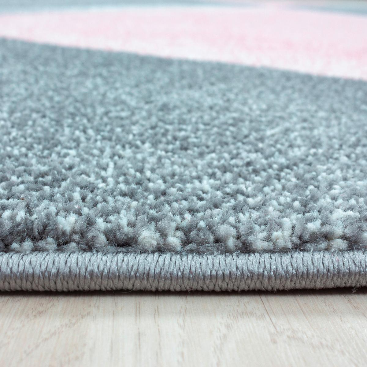 Läufer Beta Rosa ca. 80x250cm - Rosa, Basics, Textil (80/250cm) - Novel
