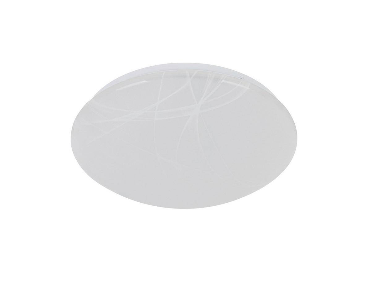 Led Svjetiljka Stropna Alabast - bijela/boje alabastera, Design, metal/plastika (29/8,8cm) - Mömax