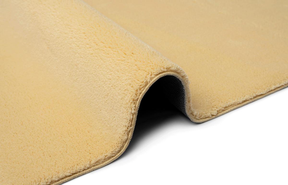 Fellteppich Loft Goldfarben ca. 120x160cm - Goldfarben, KONVENTIONELL, Textil (120/160cm)