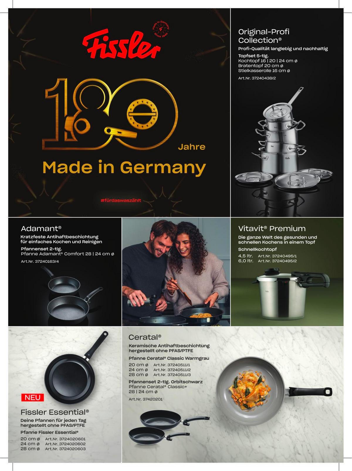 ZESTAW GARNKÓW 084-128-05-000/0 FISSLER - kolor srebrny, Design, metal - Fissler