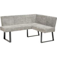 ŁAWKA NAROŻNA TERRI - czarny/szary, Konventionell, metal/tkanina (160/130cm) - MID.YOU