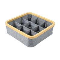Cutie pentru depozitare Simply Storange - gri, Modern, carton/lemn (30/30/9cm) - Premium Living