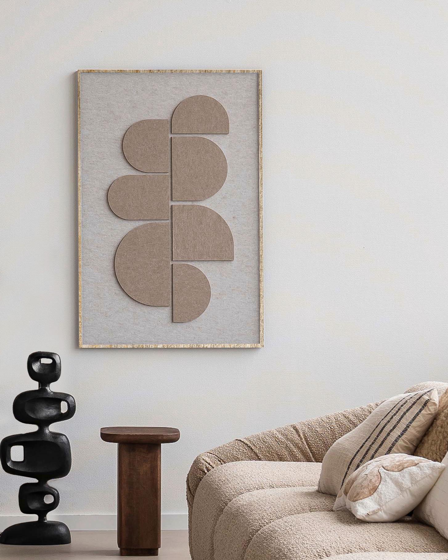 BILD FELTRO-2-C-80X120-AKVELT-BAKBL - Beige/Naturfarben, Basics, Holz/Kunststoff (80/120/10cm)