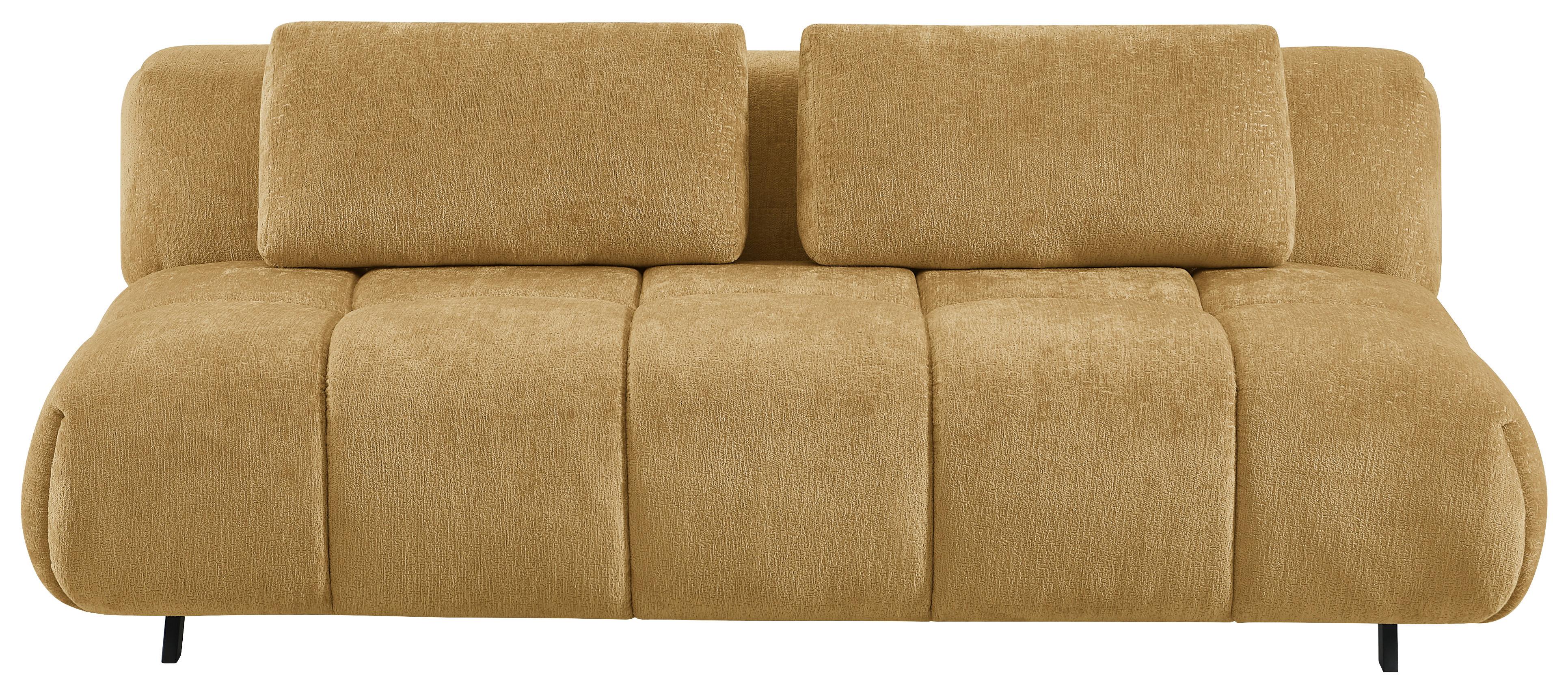 Sofa Ares - žuta/crna, Moderno, drvo/metal (193/72/109cm) - Mömax