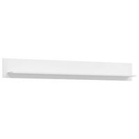Zidna Polica Skylight - bijela visoki sjaj, Design, drvni materijal (170/22/21cm) - Modern Living
