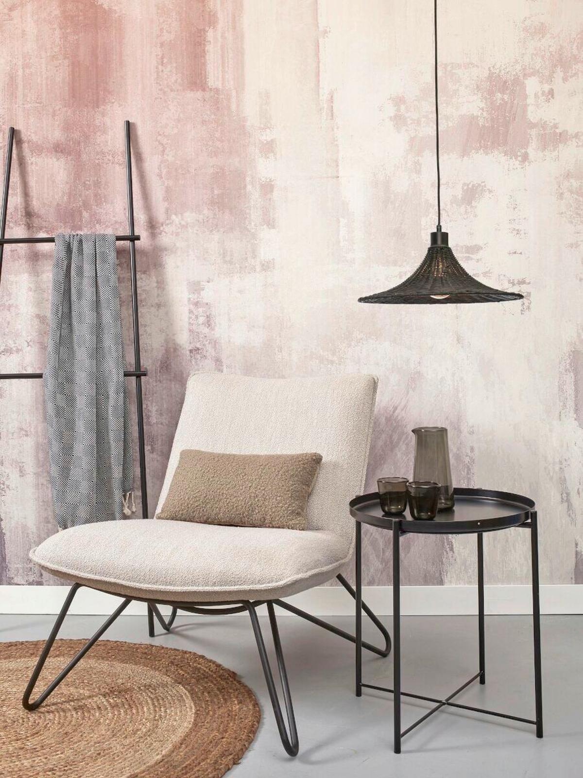 Viseča Svetilka Bora Bora, Črna - črna, Trend, les (40/12cm) - Good & Mojo