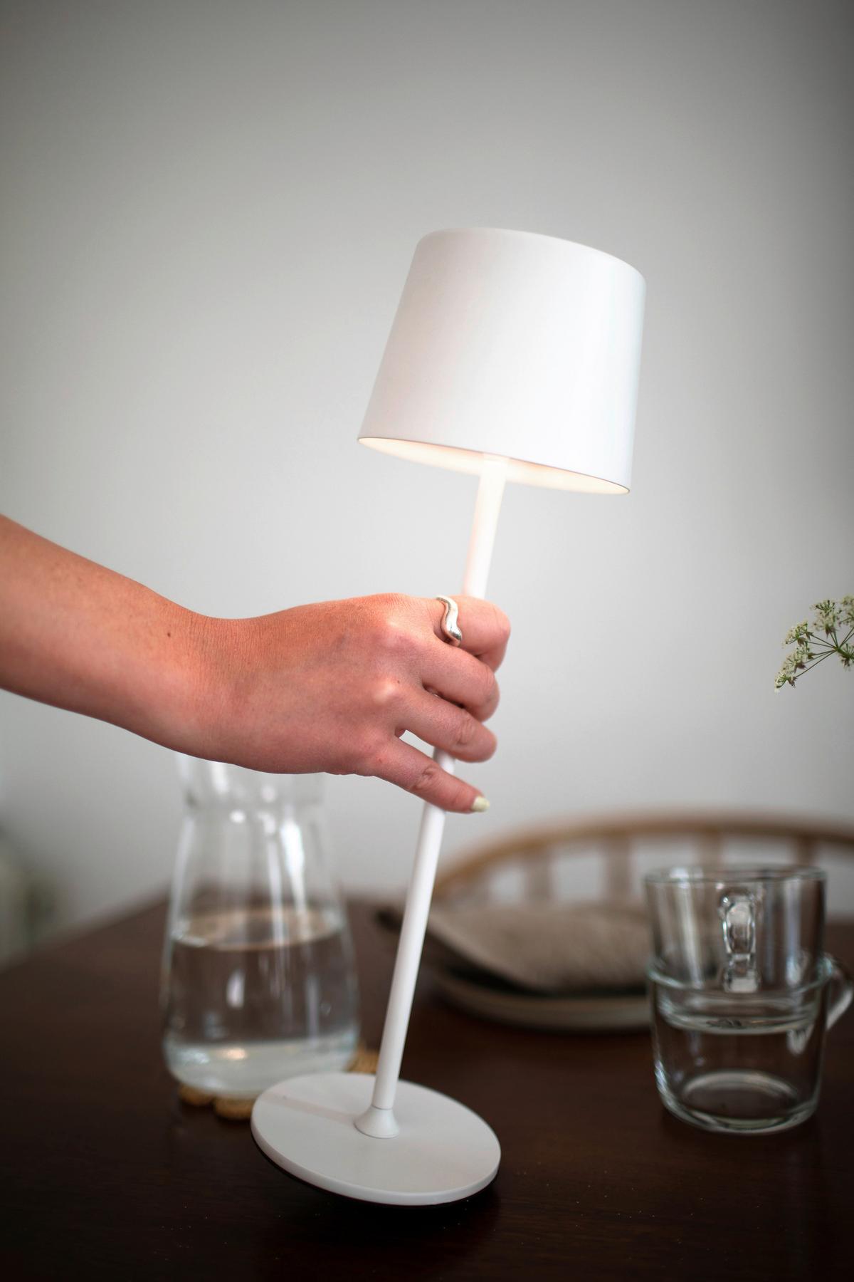 LED-Tischleuchte Fiore max. 2 Watt dimmbar - Weiß, Basics (11,5/11,5/38cm) - Markslöjd