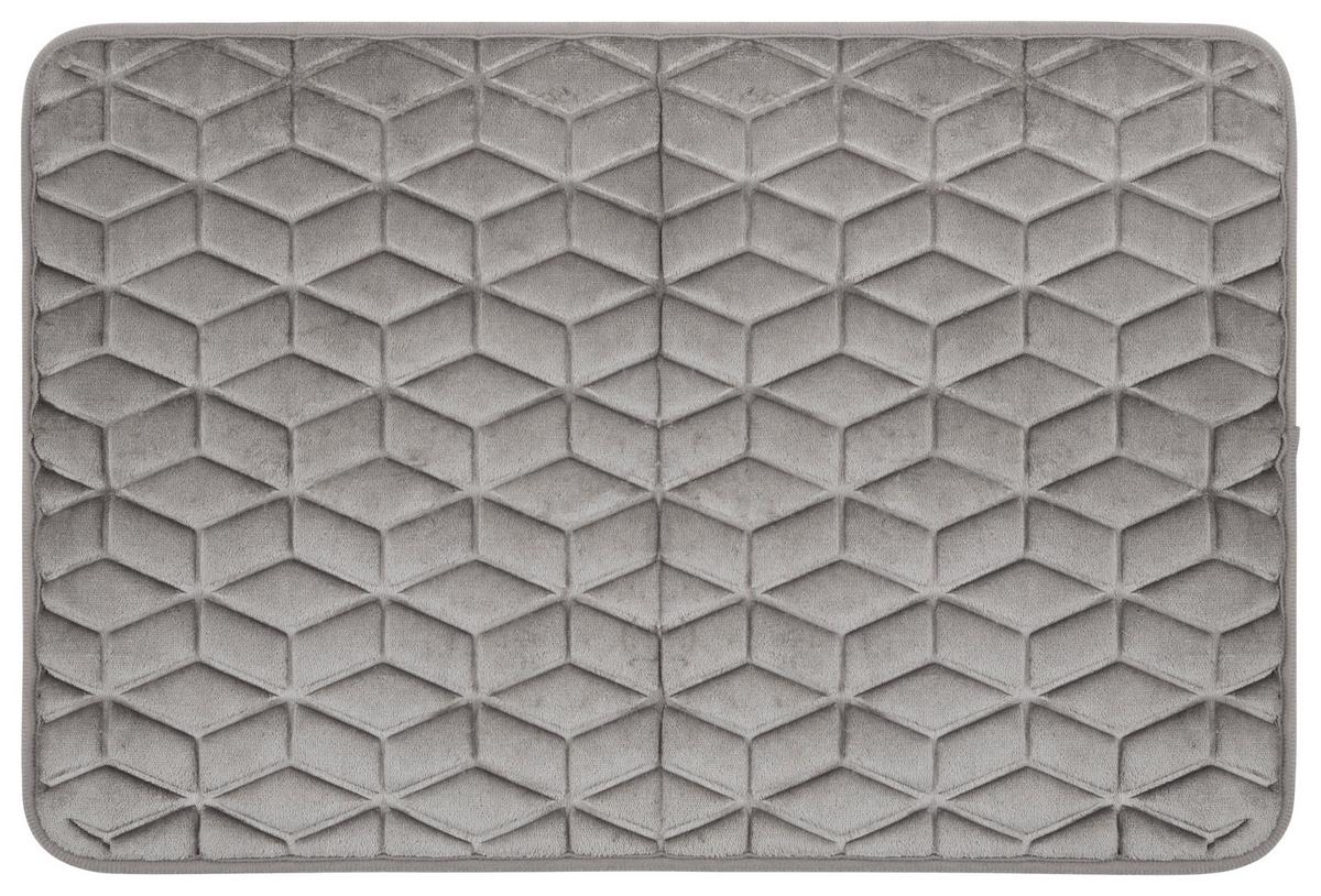 Covoraș de baie Conny, cca. 40x60cm - gri, Konventionell, textil (40/60cm) - Modern Living