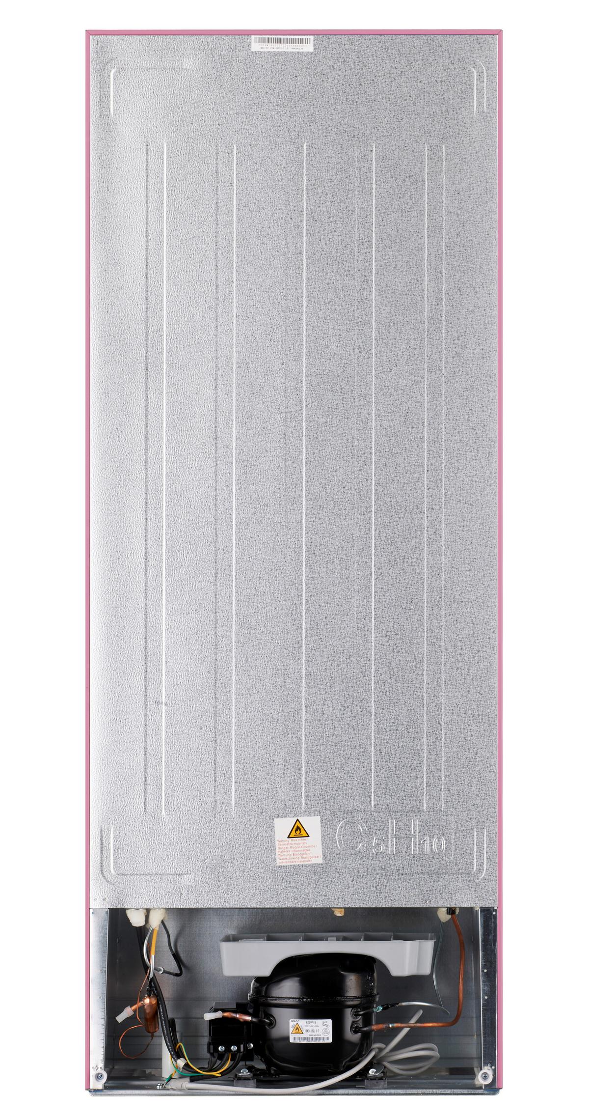 Kühl-Gefrier-Kombination GK210-2 SP in Pink - Pink, Trend, Kunststoff/Metall (54/143/54,5cm) - PKM
