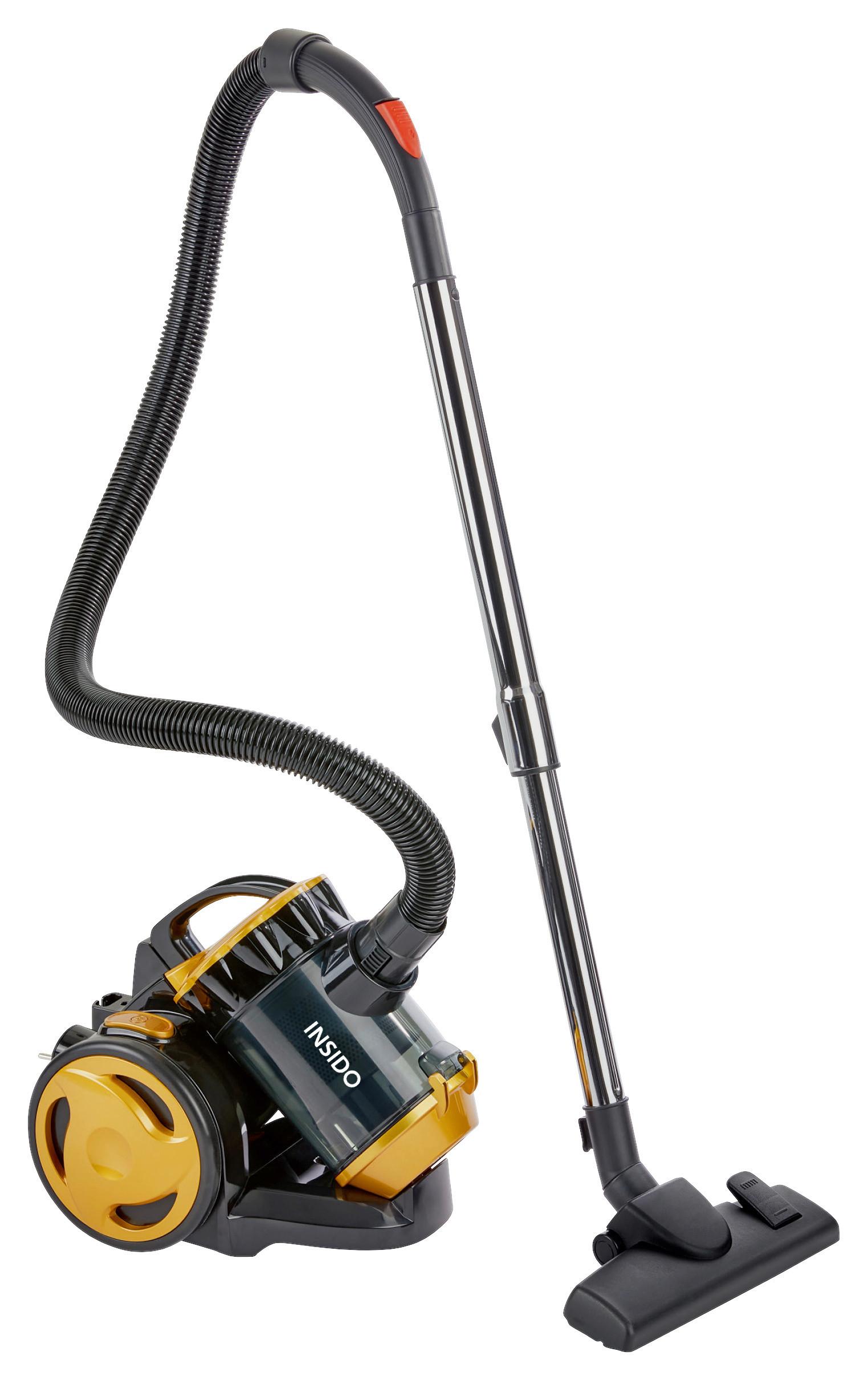 Bodenstaubsauger Himk max. 800 Watt - Goldfarben/Schwarz, Basics, Papier/Kunststoff (31/24/33,5cm) - Insido