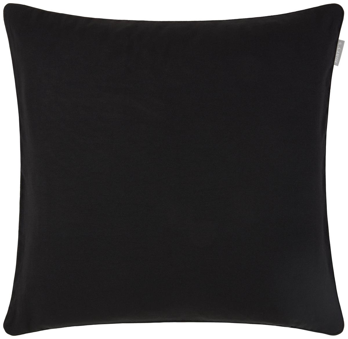 Kissenhülle Steffi Paspel in Schwarz ca. 50x50cm - Schwarz (50/50cm) - Modern Living