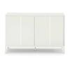 SIDEBOARD AMBER - Weiß, MODERN, Holzwerkstoff/Metall (120/80/40cm) - Bessagi Home