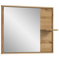 Spiegelschrank Zeno ca. 84x68 cm Eichefarben - MODERN, Glas/Holzwerkstoff (84/68/20cm) - MID.YOU