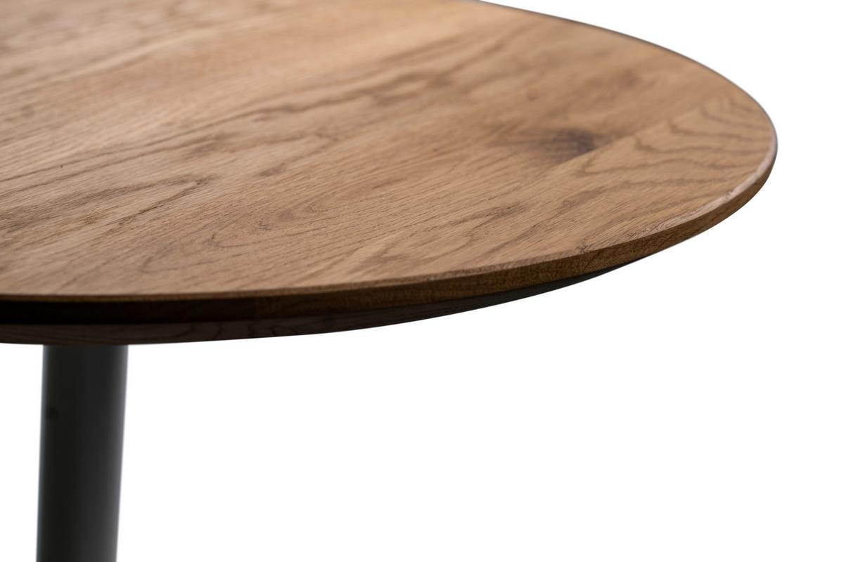 STOLIK BOCZNY LEA - dąb dziki, Design, metal/drewno (50/50/49cm) - Xora