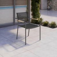 Vrtni Stol Iris, Antracit - naravne barve/antracit, Basics, kovina/umetna masa (56/79/58cm) - Mömax