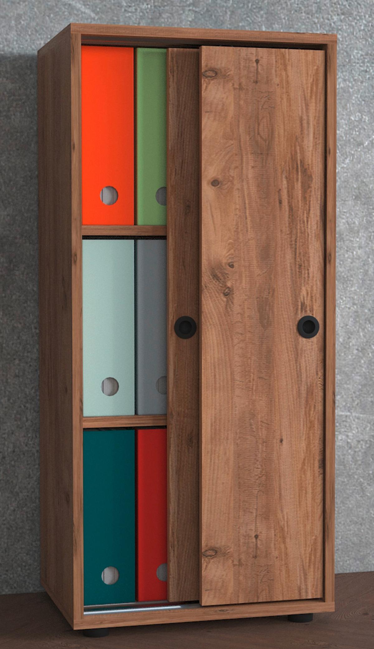 Arhivska Omara Ulas, Barva Hrasta - medeni hrast, Design, leseni material (49/109/38cm) - MID.YOU