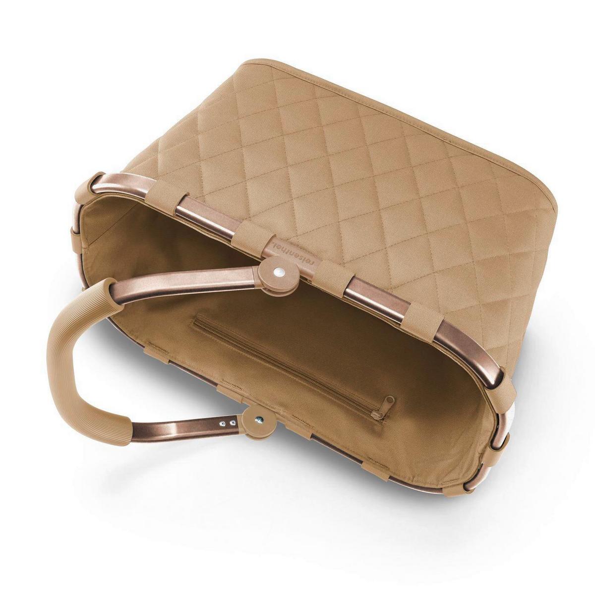 KOSZYK NA ZAKUPY BK6046 - beżowy, Basics, tkanina (49/29/28cm) - Reisenthel
