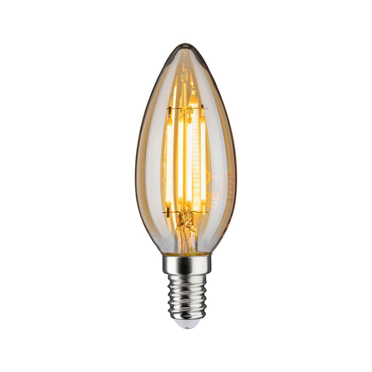 LED-Leuchtmittel 28705 max. 4,7 Watt - Goldfarben, Basics, Glas (3,5/9,8cm) - Paulmann