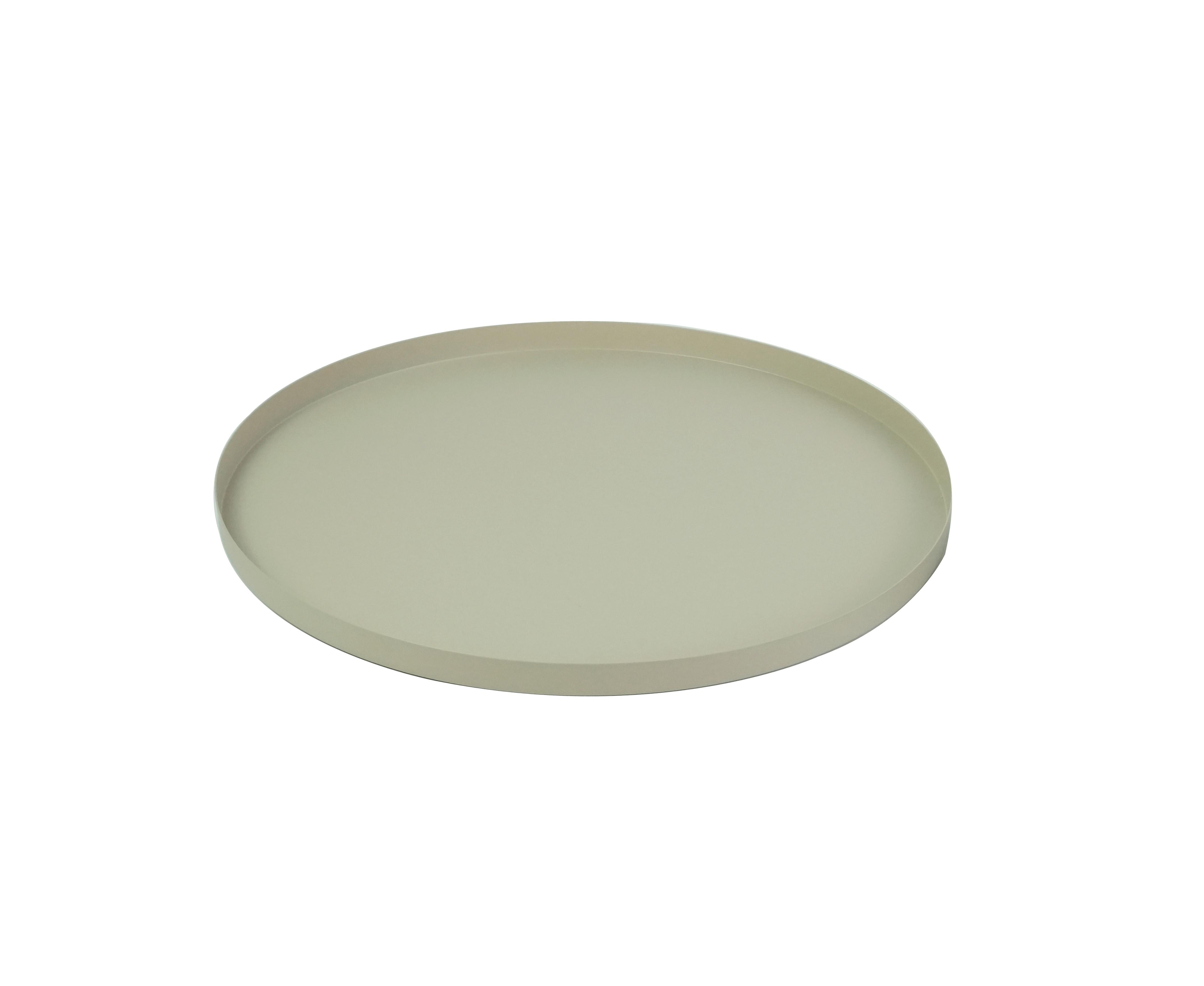 PATERA DEKORACYJNA CH-32128-40 BEIGE - beżowy, Basics, metal (40/2,8cm) - Ambia Home