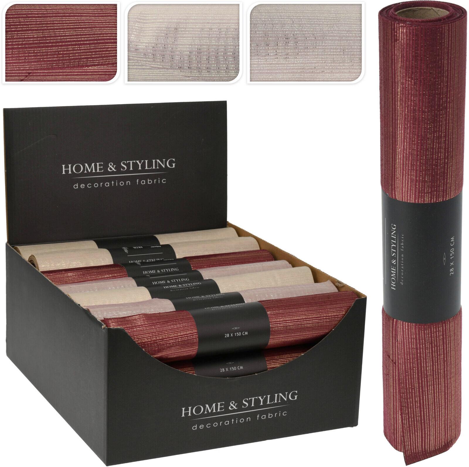 Dekoranyag Velvet 150/28 - pink/Pezsgő, Basics, textil (28/150cm)