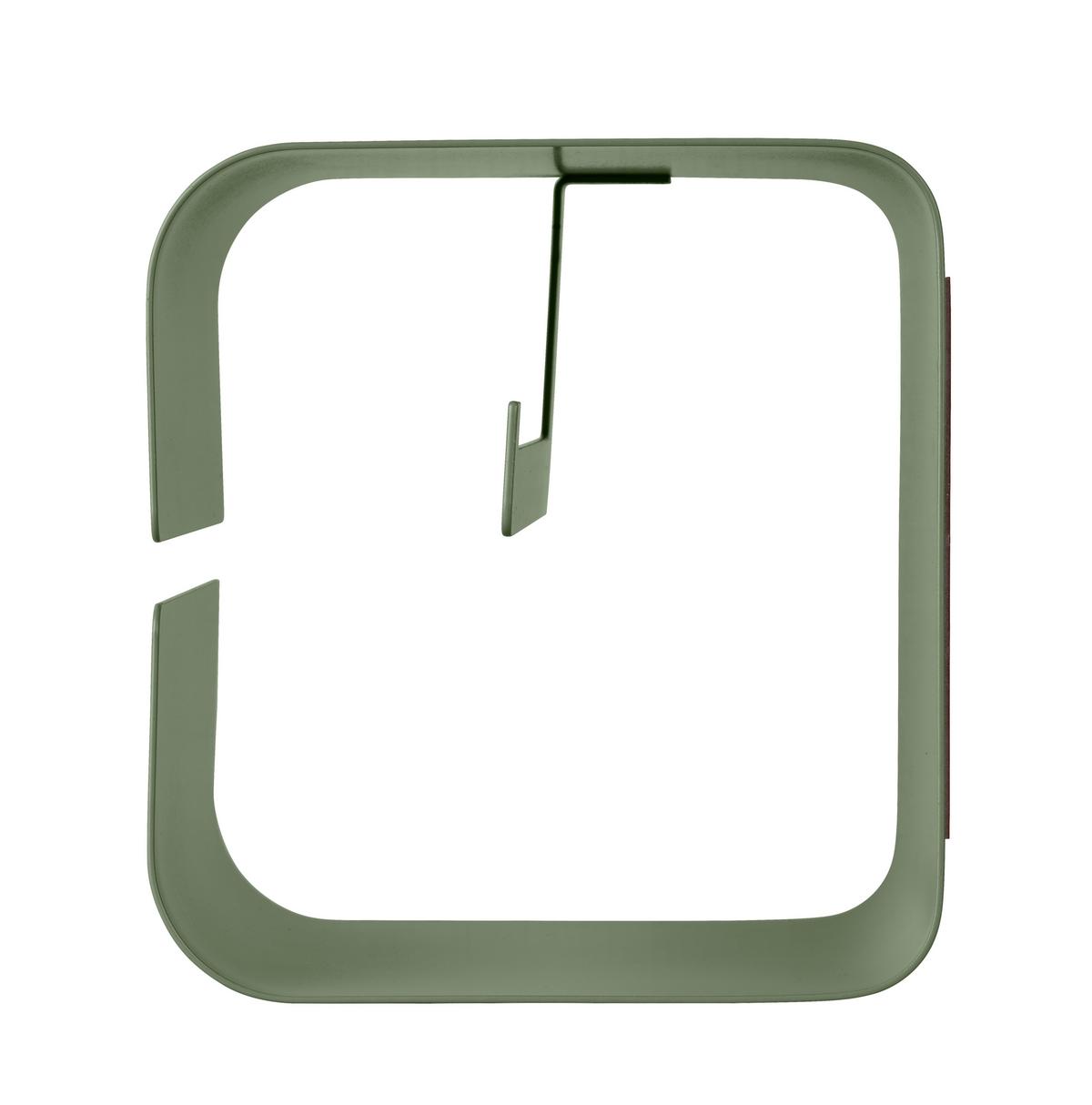 Toilettenpapierhalter Turbo -Loc Lizan Grün - Grün, MODERN, Metall (14/14,5/13,7cm) - Mömax
