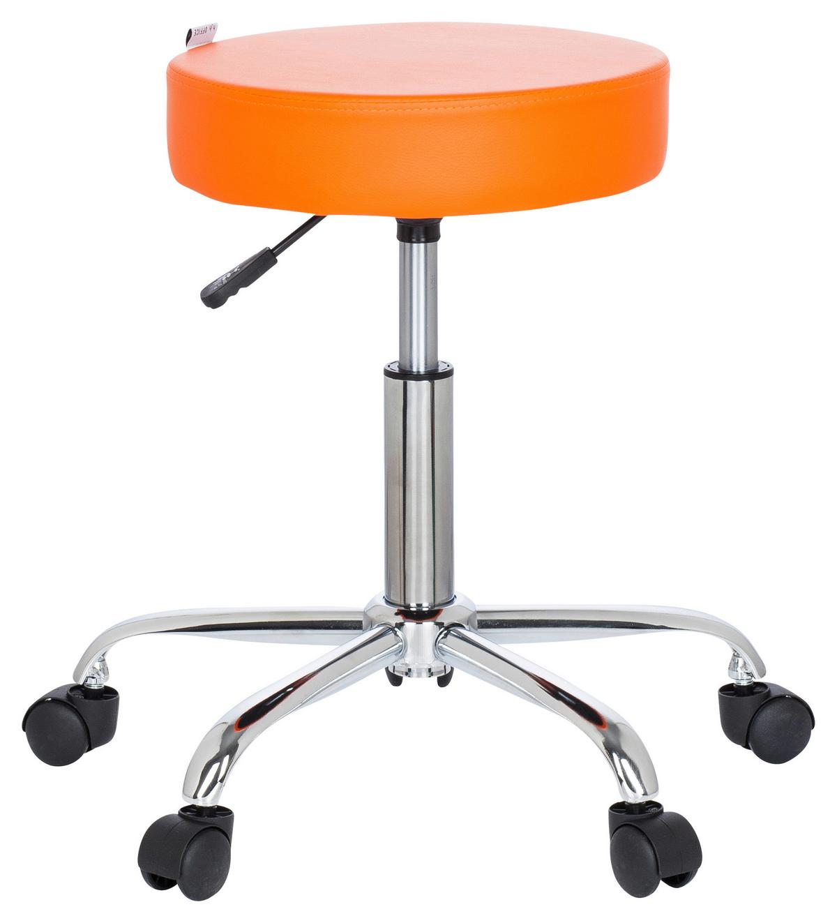 Pisarniški Stolček Operator Ii, Oranžna - barve kroma/oranžna, Moderno, kovina/umetna masa (57/45/57cm) - MID.YOU